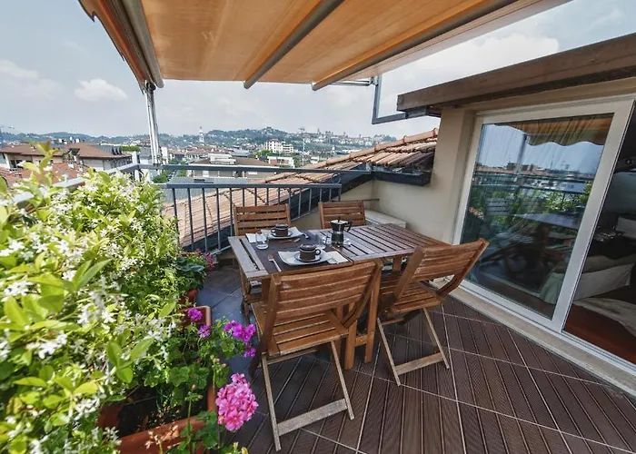 Apartmán Cute & Cozy Terrace Bergamo